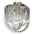 Harp and Finial Ribbon 16 Inch 4 Light Mini Chandelier - HFL95001DS