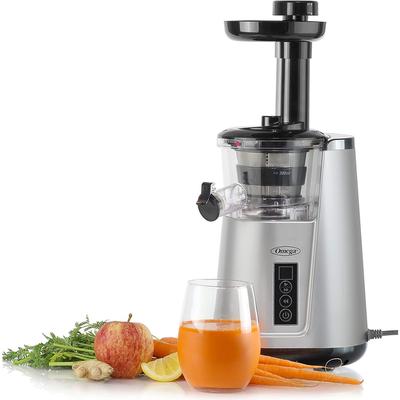 Vertical Masticating Juicer, 65 RPM Compact Cold Press Juicer Machine, 150 W