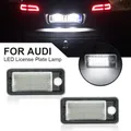 Lumière LED de plaque d'immatriculation 2 pièces pour Audi A3 8P A4 S4 RS4 B6 B7 A6 RS6 S6 C6 A8