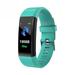 Smart Bracelet Sedentary Reminder Fitness Sleeping Monitoring Bluetooth-compatible Watch Light Blue