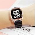 Women S Fashion Casual Style Silicone LED Watch Girl S Birthday Present