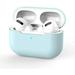 Airpods pro Protective Covers Available in Eight Great Colours Compatible with Apple airpods pro Model Shockproof and Waterproof Silicone Cases for The AirPods Pro. (Light Blue)