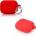 Airpods Pro 2 Case Funny Cute Cover Compatible for Apple Airpods Pro and Pro 2 (Red)