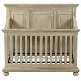 Harriet Bee Gesuina 2-in-1 Convertible Crib Wood in Gray | 51.6 H x 60.6 W x 58.7 D in | Wayfair 08EA1236F08C49D8977DA8F818A0C5B5