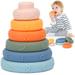 Baby Stacking & Nesting Stack & Roll Cups Infant Stackable Block Set of 6 Toys for Infants