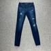 American Eagle Outfitters Jeans | American Eagle Outfitters Mid Rise Jegging Distressed Jeans Womens Size 2 R | Color: Blue | Size: 2