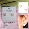 Kate Spade Jewelry | Kate Spade Yours Truly Pave Heart Studs Earrings | Color: Gold | Size: Os