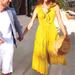 Kate Spade Dresses | Kate Spade Poplin Ruffle Tiered Dress | Color: Yellow | Size: 00