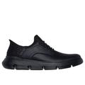 Skechers Men's Slip-ins: Garza - Gervin Slip-On Shoes | Size 13.0 | Black | Leather/Synthetic