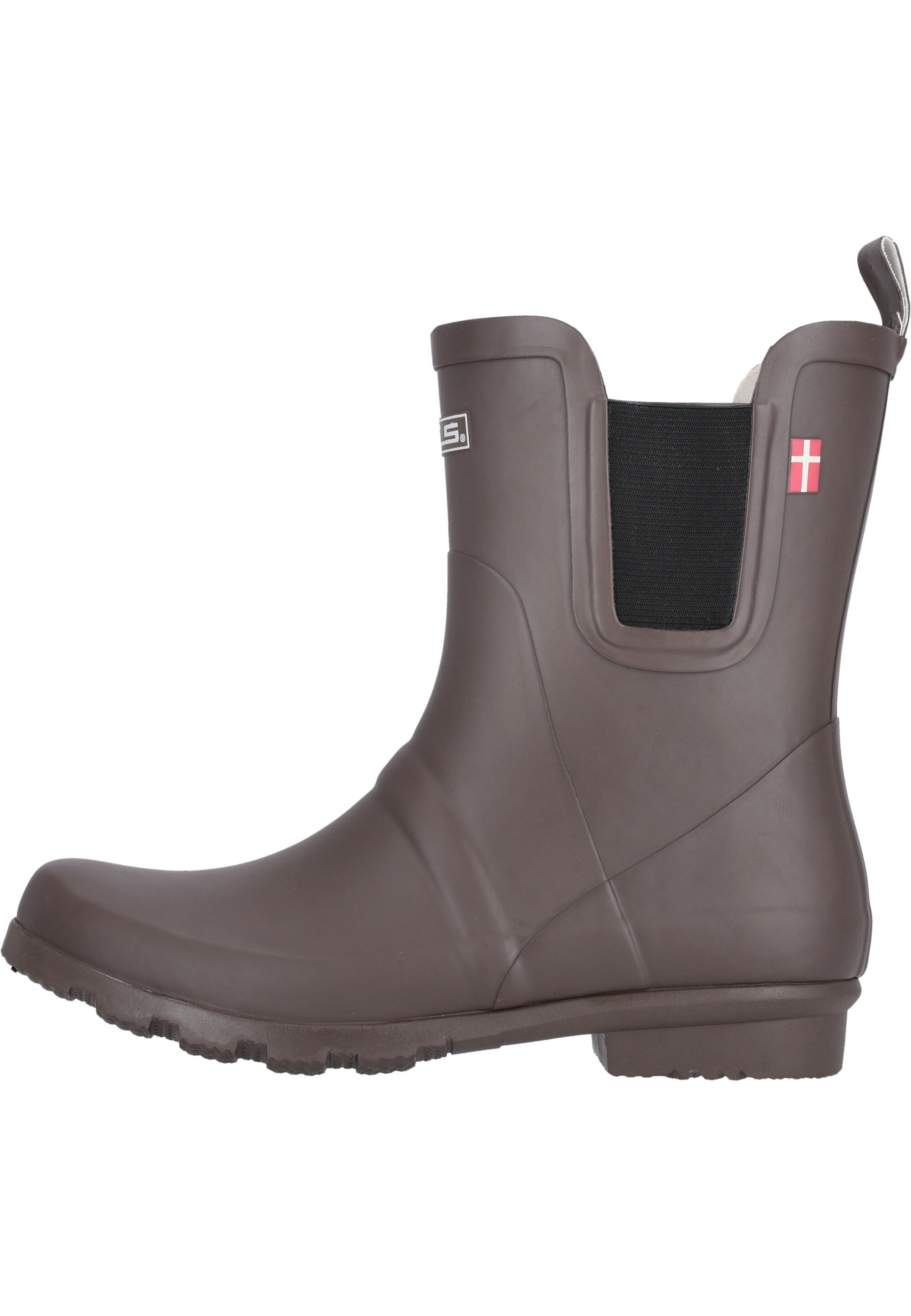 Gummistiefel MOLS "Suburbs", Gr. 37, braun (dunkelbraun), Gummi, Casual, Schuhe, mit wasserdichter Funktion Image