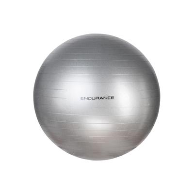 Gymnastikball ENDURANCE Bälle silberfarben mit 75 cm Durchmesser