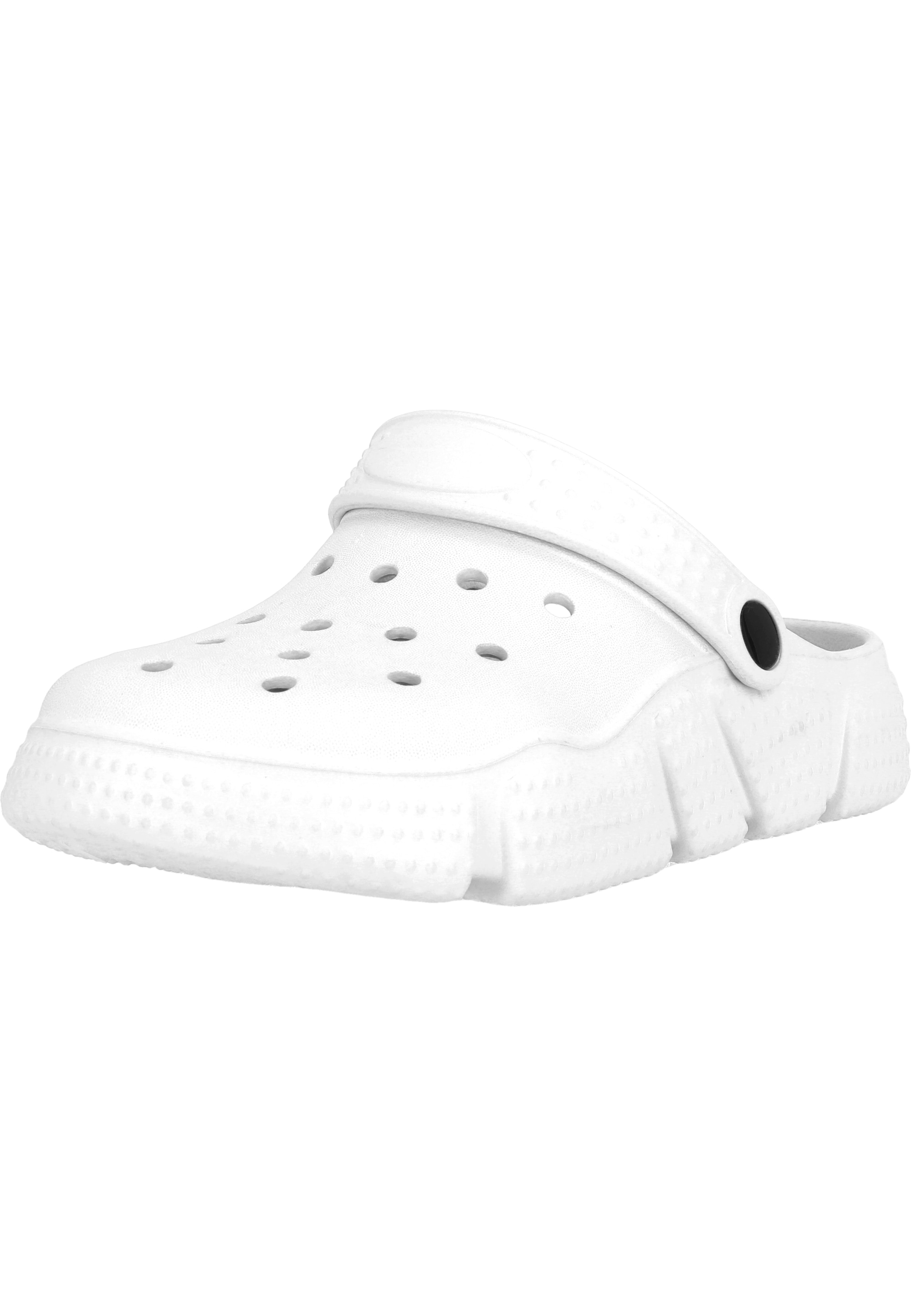 Hausschuh CRUZ "Pastown", Damen, Gr. 40, weiß, Synthetik, Schuhe Hausschuh, mit klappbarem Riemen