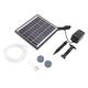 Solar Oxygen Pump, Shockproof 10V 6W Solar Powered Air Pump Light Weight for Swimming Pools