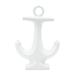 Breakwater Bay 10" White Anchor Sculpture - Contemporary Decorative Anchor Statue for Coastal, Beach Accent for Home or Office | Wayfair