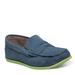 Florsheim Jasper Driver Jr - Boys 11.5 Toddler Blue Slip On Medium