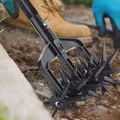 Scarificateur manuel de sol cultivateur rotatif outil de turfing de jardin motoculteur de gazon