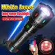 Nouvelle lampe de poche Super puissante Laser blanc 6800000LM lampe torche Rechargeable XHP90