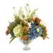 Freeport Park® Mixed Floral Arrangement in Vase Polysilk in Orange/Yellow | 23 H x 21 W x 21 D in | Wayfair 5B89AA572D07451F9FC56ACE9056272C