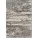 Cline 5'3" x 7' Modern Light Gray/Black White/Dark Gray/Smoke/Multi Brown Outdoor Area Rug - Hauteloom