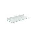 Azar 24 x 8 Acrylic Shelf For Pegboard/Slatwall Clear 4/Pk 556008