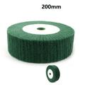 BAMILL 6 /8 Nylon Fiber Flap Polishing Wheel Disc Non-woven Abrasive Buffing 320 Grit