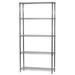 Shelving Inc. 12 d x 36 w x 84 h Chrome Wire Shelving with 5 Tier Shelves Weight Capacity 800lbs Per Shelf