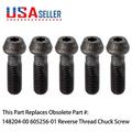 Reverse Thread Chuck Screw Replacement For DeWALT DW500 Type 1 3/8 VSR Hammer Drill DW955 Type 1 Cordless Angle Drill Drill 605256-01 (5 Packs)