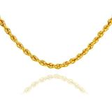 GOLD CHAINS: ROPE SOLID GOLD CHAIN 1.5MM : 14K 20