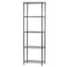 Shelving Inc. 12 d x 24 w x 96 h Chrome Wire Shelving with 5 Tier Shelves Weight Capacity 800lbs Per Shelf