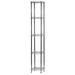 Shelving Inc. 12 d x 12 w x 96 h Chrome Wire Shelving with 5 Tier Shelves Weight Capacity 800lbs Per Shelf