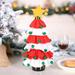 VerPetridure Christmas Decorations Christmas Tree Sticky Ball Five-Star Red Wine Bottle Set Restaurant Hotel Layout Props Red Christmas Decorations Christmas Tree Sticky Ball Five-star Wine Bottle Se