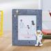 SHENGXINY Organization And Storage Clearance Picture Frame With Astronaut Figurine Table Photo Holder With Spaceman Model Decorative Photo Frame For Birthday Party light Blue