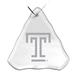 Temple Owls 3.25'' x 3.75'' Glass Tree Ornament