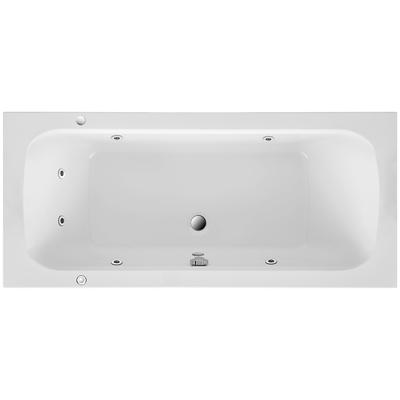 Whirlpool-Badewanne OTTOFOND "Malta 170", weiß, B:75cm H:40cm L:170cm, Badewannen, Typ 1, 170x75 cm