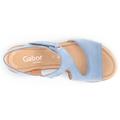 Sandalette GABOR "FLORENZ" Gr. 37, blau (hellblau) Damen Schuhe Sandaletten