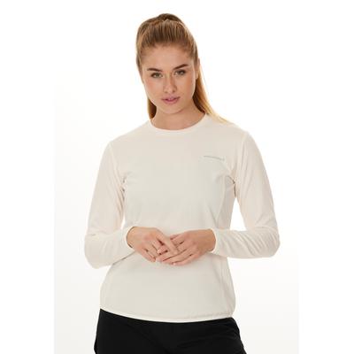 Funktionsshirt ENDURANCE "Leah", Herren, Gr. 40, weiß, 93% Polyester, 7% Elasthan, meliert, casual, normal, Rundhals, Langarm, Shirts, mit reflektierenden Details Image