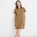 Madewell Dresses | Mwl Madewell Airyterry Sweatshirt Dress | Color: Tan/Yellow | Size: Xs