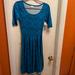 Lularoe Dresses | Lularoe Nicole Style Dress (Xs) | Color: Blue | Size: Xs