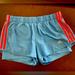 Adidas Shorts | Adidas Climalite Shorts Women’s Size L Workout Gym Running Blue Orange Bottoms | Color: Blue/Orange | Size: L