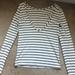 Victoria's Secret Tops | Green And White Striped Long Sleeve, Low Back Shirt | Color: Green/White | Size: S