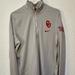 Nike Tops | Nike Oklahoma Sooners Ou Ncaa 1/4 Zip Pullover Long Sleeve Gray Shirt Women’s Xl | Color: Gray/Red | Size: Xl