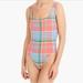 J. Crew Swim | J. Crew Swimsuit | Color: Blue/Pink | Size: 6