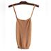 Anthropologie Tops | Anthropology Cognac Brown Sweater Tank Top With Tie Bow Euc Size Xl | Color: Gold/Tan | Size: Xl