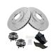 1996-2000 Dodge Caravan Front Brake Pad and Rotor and Wheel Hub Kit - TRQ