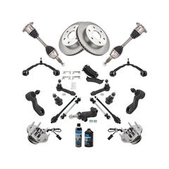 2000 Chevrolet Tahoe Front Brake Pad Rotor Wheel Hub Control Arm Kit - TRQ