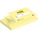 Post-it Z-Notes Canary Yellow, Pack of 12 Pads, 100 Sheets per Pad, 76 mm x 127 mm, Yellow Color - Self-stick Notes For Note Taking, To Do Lists & Reminders