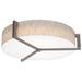 Apex 27.15" Wide Weathered Grey LED Flush Mount With Jute Shade