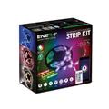 RGB+CCT Smart WiFi LED Strip Kit, 90 LEDs/Mtr LED Strip, WiFi Controller + IR Controller, 2A Adapter with UK Fused Plug.