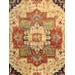 "Pasargad Home Serapi Collection Hand-Knotted Lamb's Wool Area Rug-12' 0"" X 18' 2"", Ivory - Pasargad Home PB-20 IVORY 12X18"