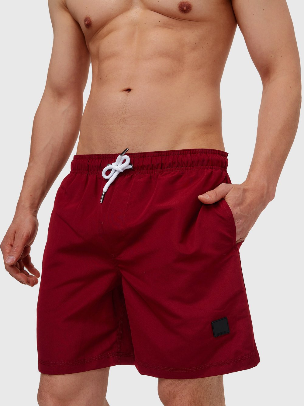 Indicode Badehose Herren bordeaux, XXL Image